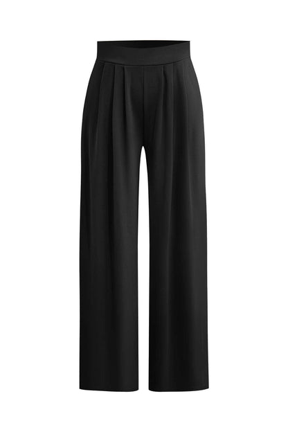 Robe de Soirée Élégante Two-Piece avec Top Court et Pantalon Large