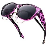 Lunettes de Soleil Femme Polarisées Protection UV400 Style Œil de Chat