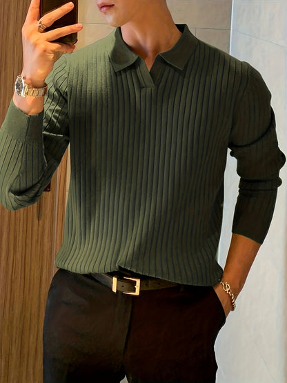 Pull Polo Homme Classique pour Travail et Loisirs - PanierRoyale