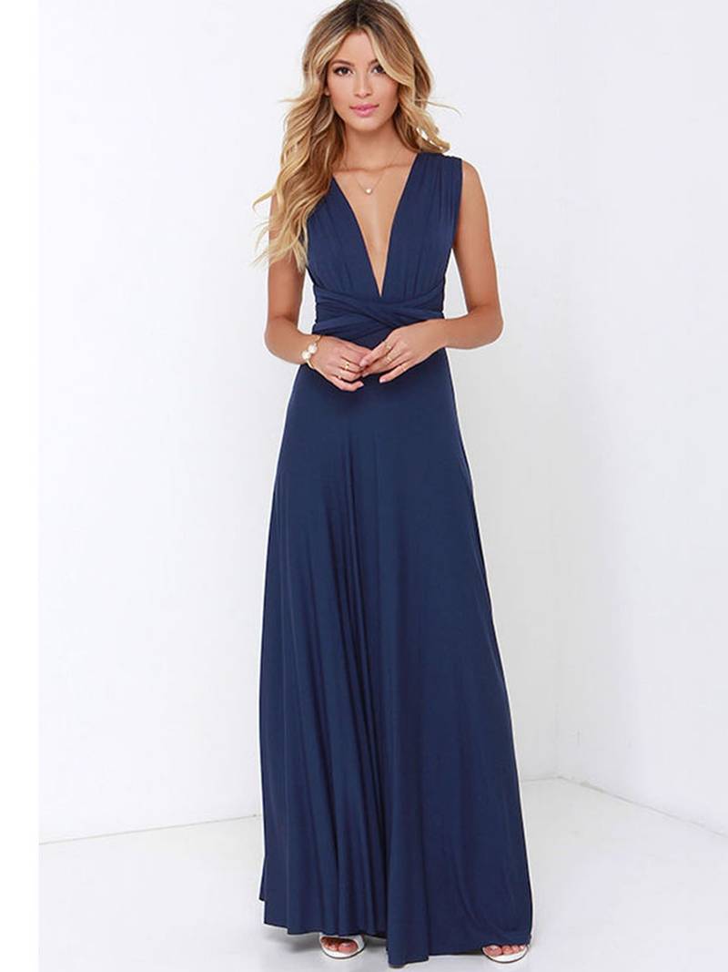 Robe de Soirée Femmes Élégante et Chic Longue