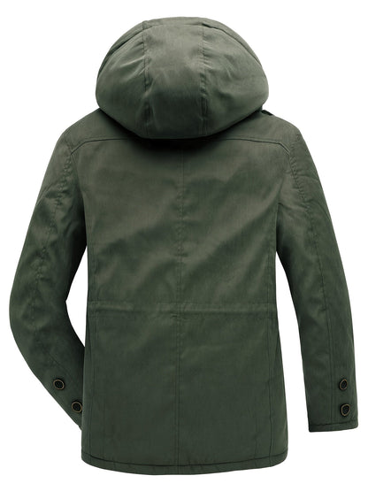 Veste Hiver Homme à Capuche Chaude et Confortable