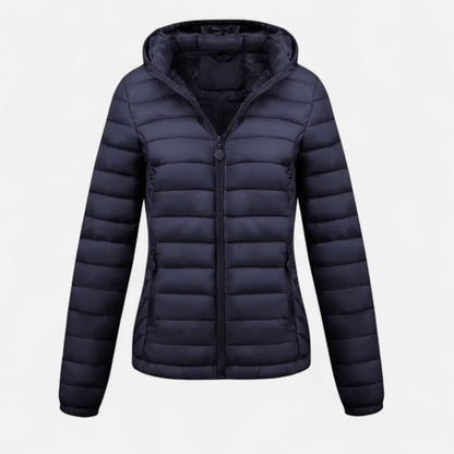 Veste Hiver Femme Doublée Noir Polaire