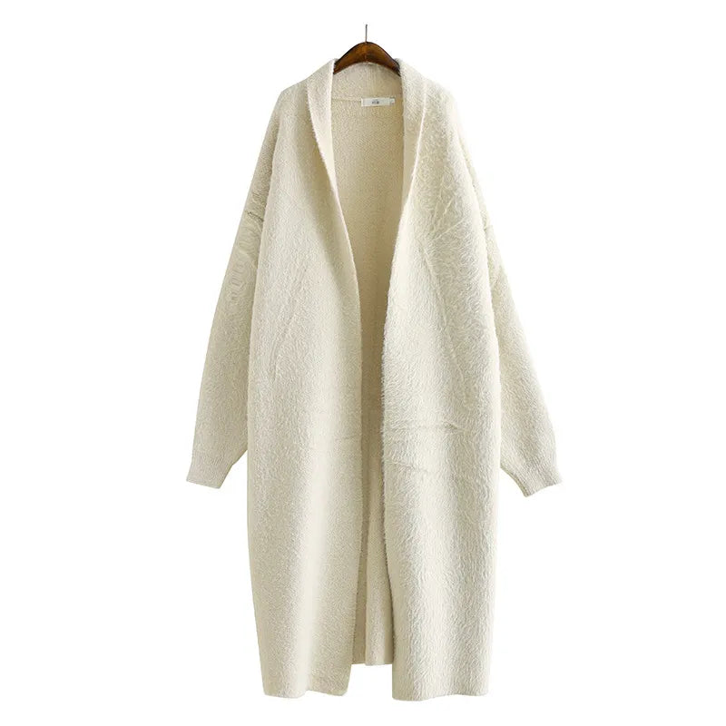 Manteau Femme Long Élégant Style Hiver