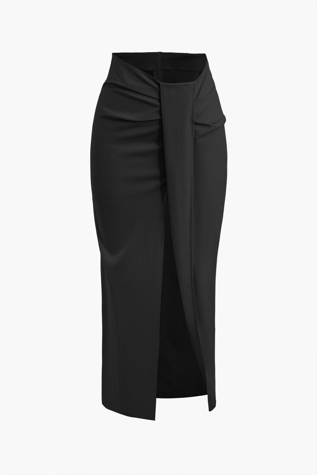 Robe mi-longue Élégante Plissée avec Fente