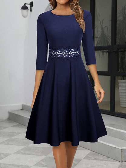 Robe Soirée Chic Pour Femme Taille Midi