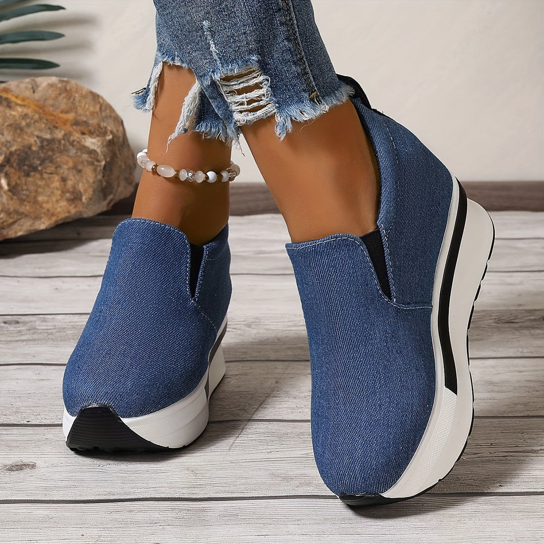 Baskets décontractées Jeans avec Semelle Antidérapante