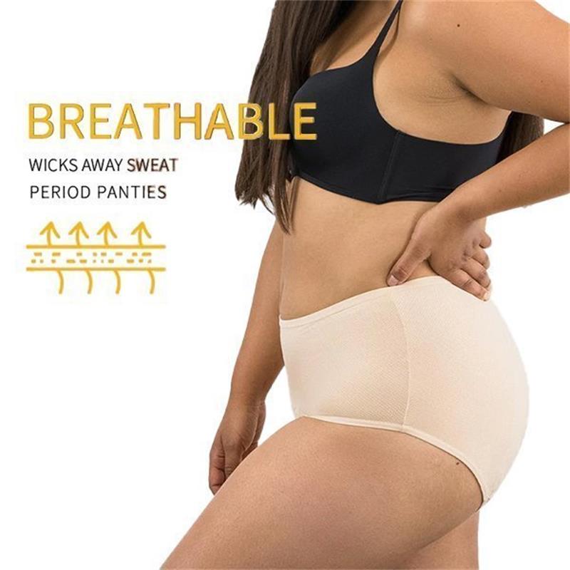 Culotte Absorbante Femme Taille Haute Respirante Confort