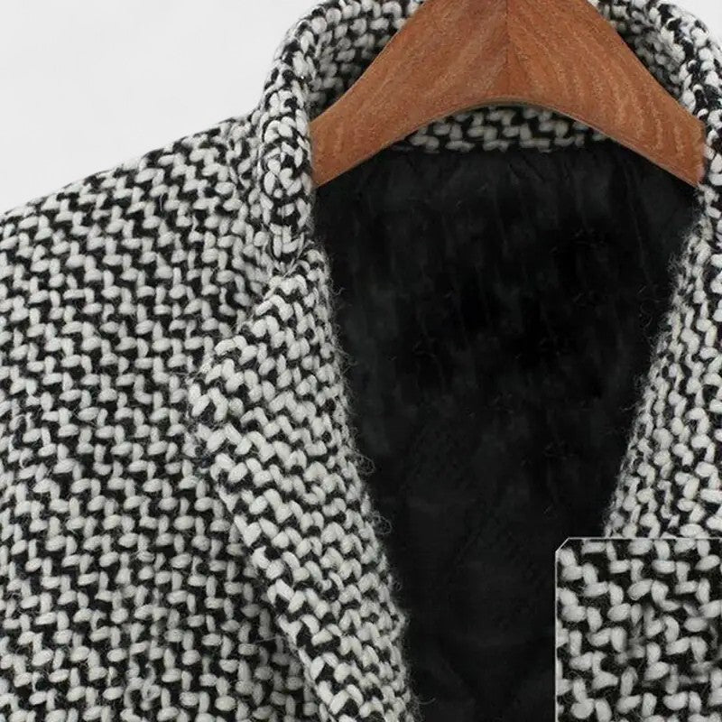 Manteau Femme Laine Double Boutonnage Coupe Classique