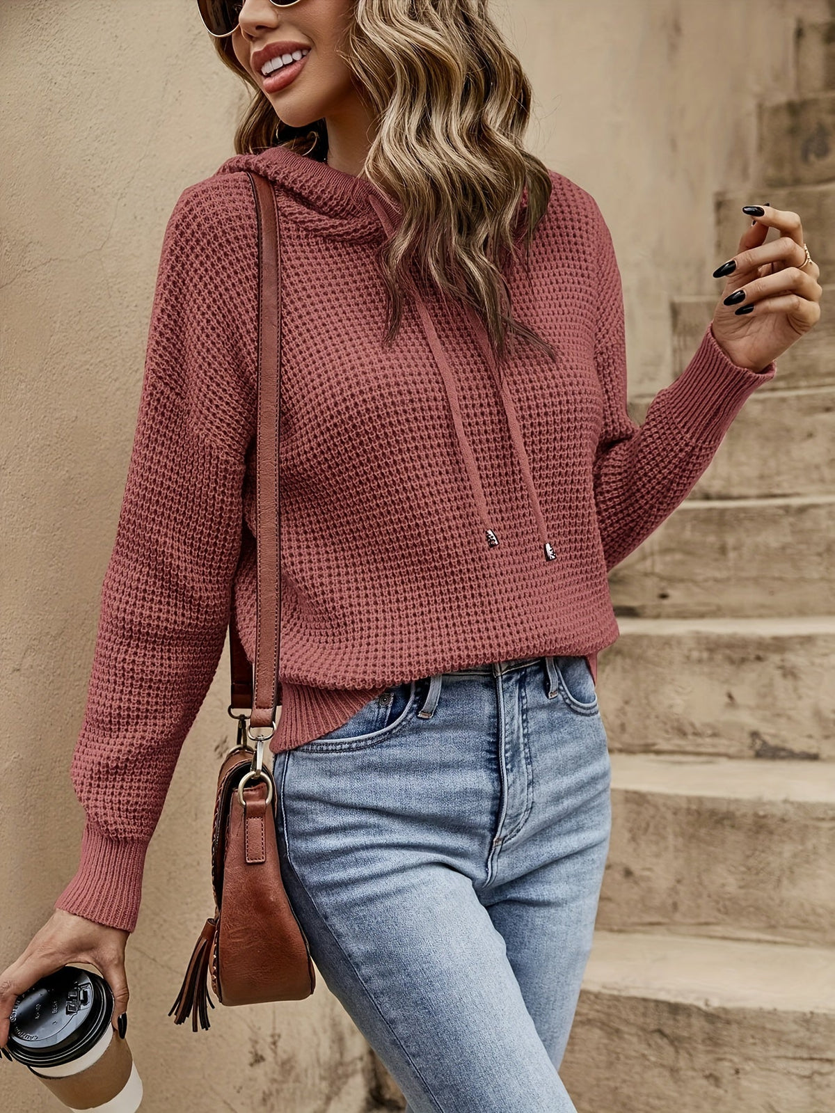 Pull Capuche Doux et Chaud pour Hiver