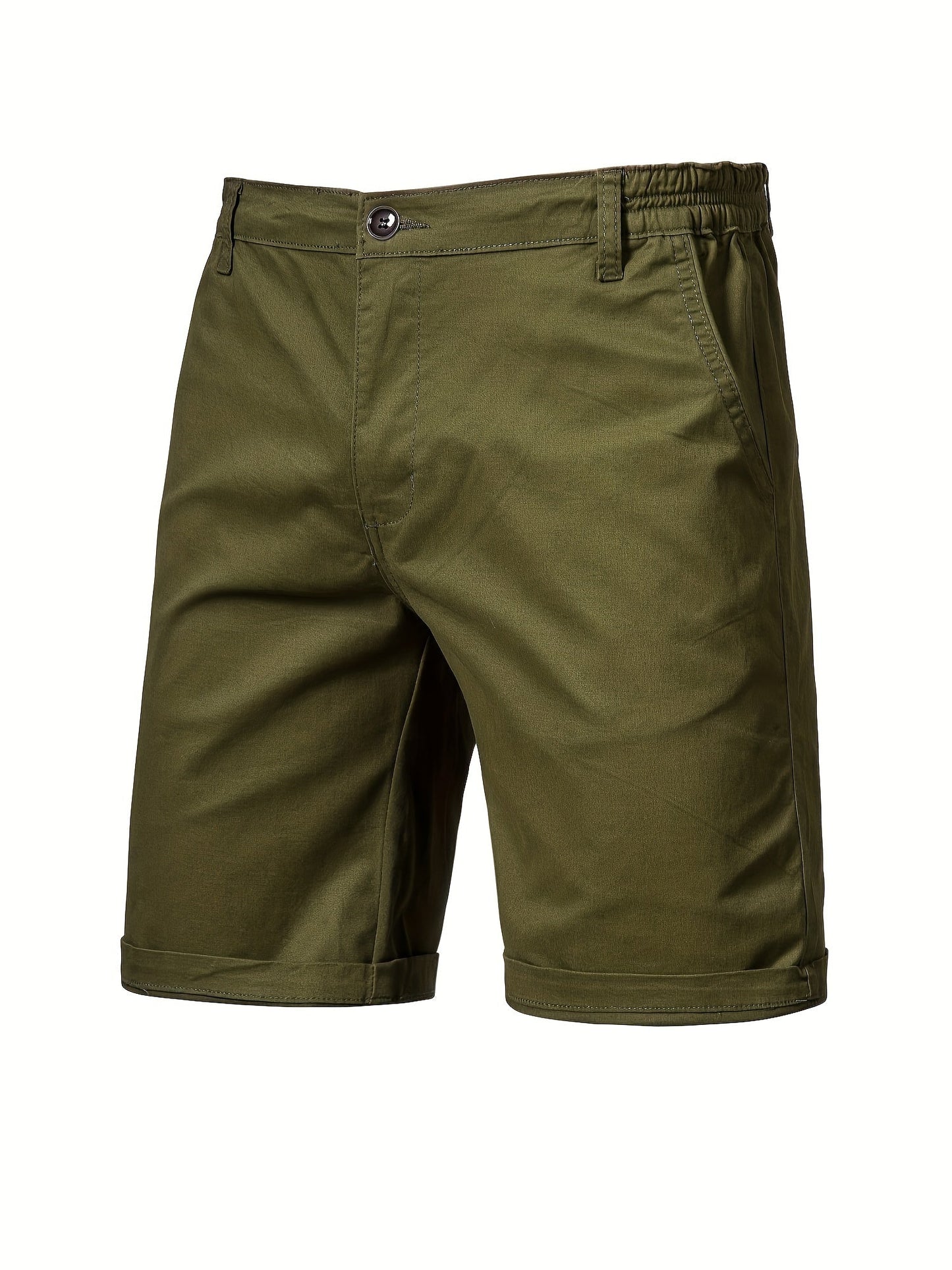 Short Homme Décontracté Gris Élastiqué
