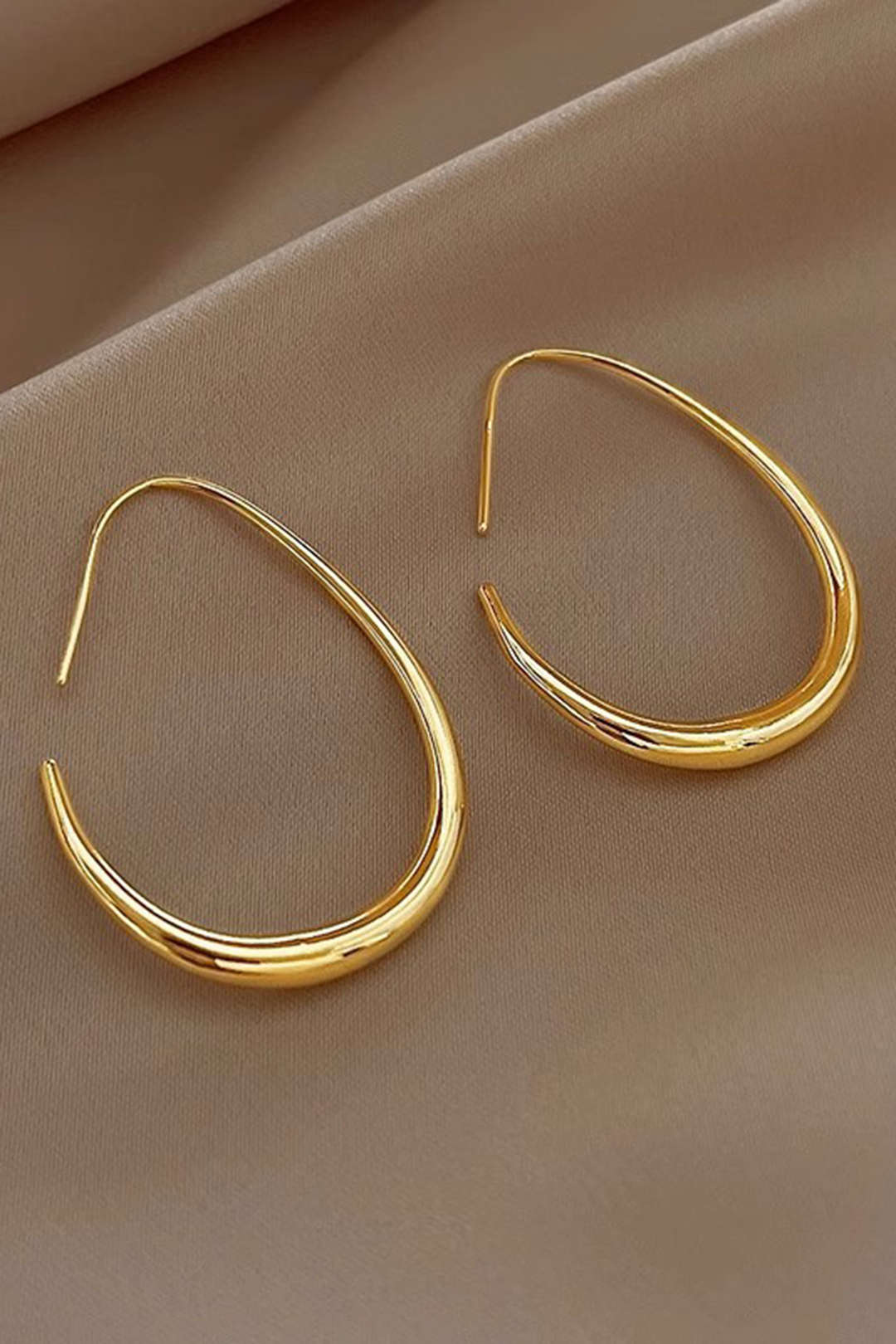Boucles d’oreilles Femme Ovales Design Élégant Intemporel