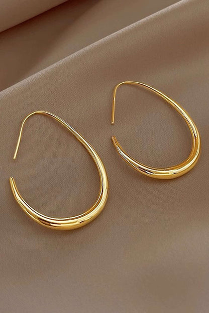 Boucles d’oreilles Femme Ovales Design Élégant Intemporel