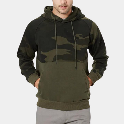 COSTAS - Sweat à Capuche Camouflage Décontracté pour Hommes