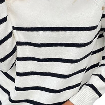 LIYA - Pull à Rayures Élégant pour Femmes