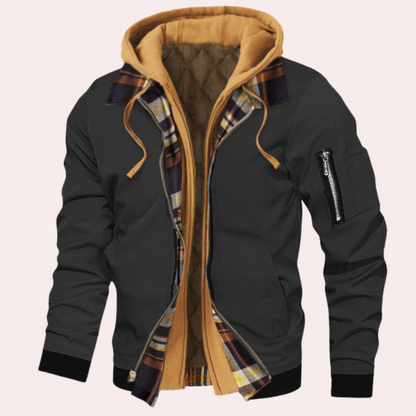 DYLAN - Manteau d'Hiver à Capuche Pour Homme