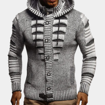 MIRO - Cardigan à Capuche Classe pour Hommes