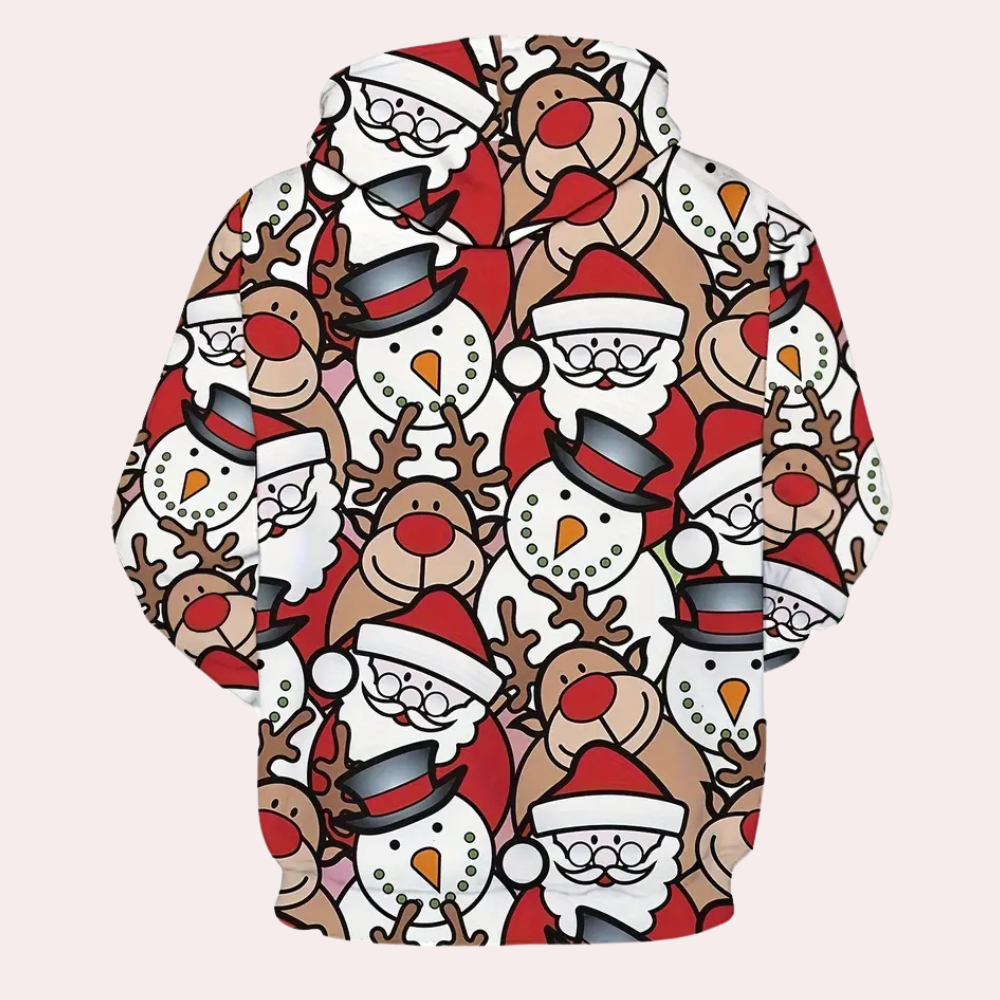 Sweat à Capuche Festif - vue 4