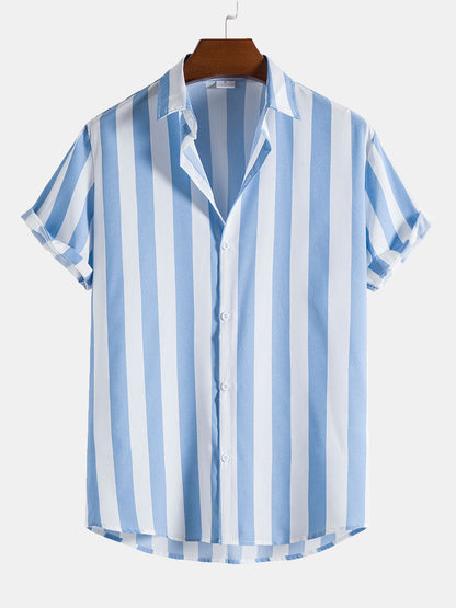 Chemise Homme à Rayures Fines et Élégante