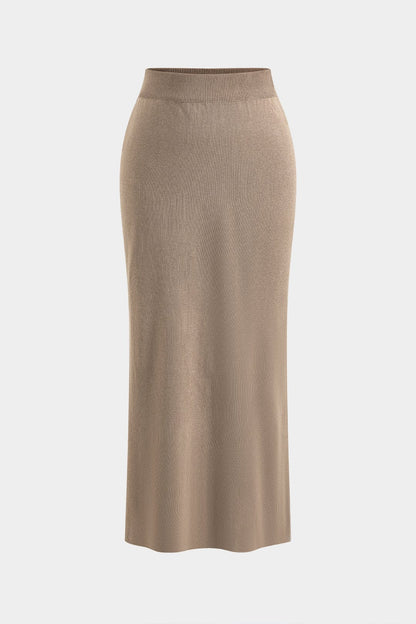 Cardigan et Jupe Ensemble Élégant pour Femme