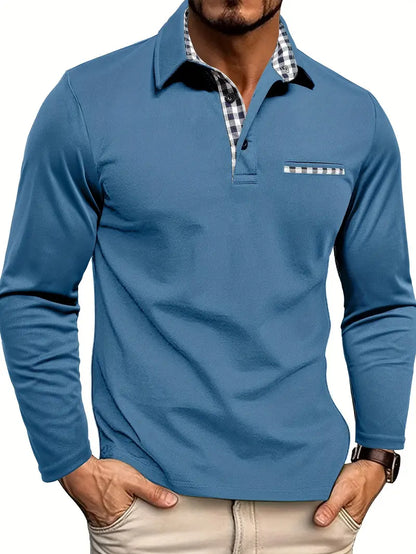 Polo Homme Manche Longue Hiver Chaud