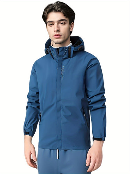 Veste Sport Homme Décontractée avec Poches Zippées