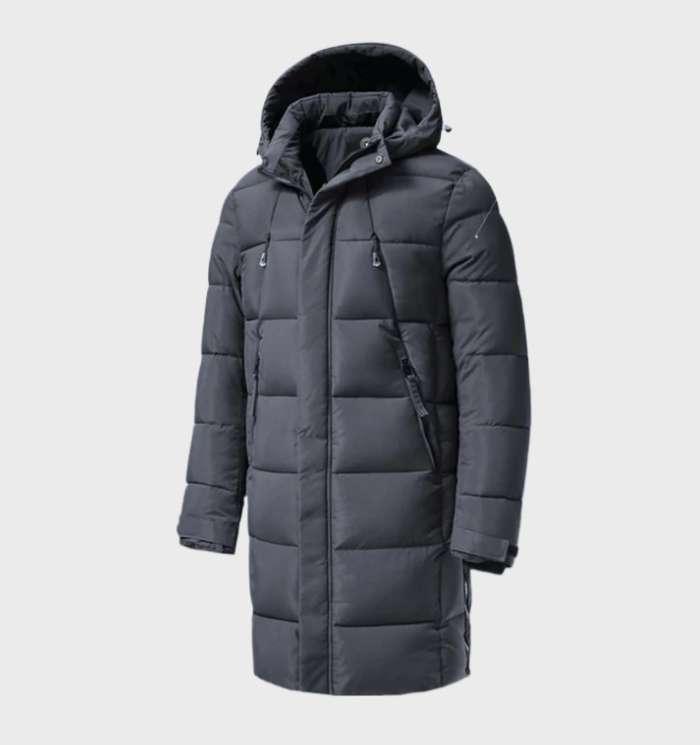 Parka Hiver Homme avec Capuchon et Doublure Chaude
