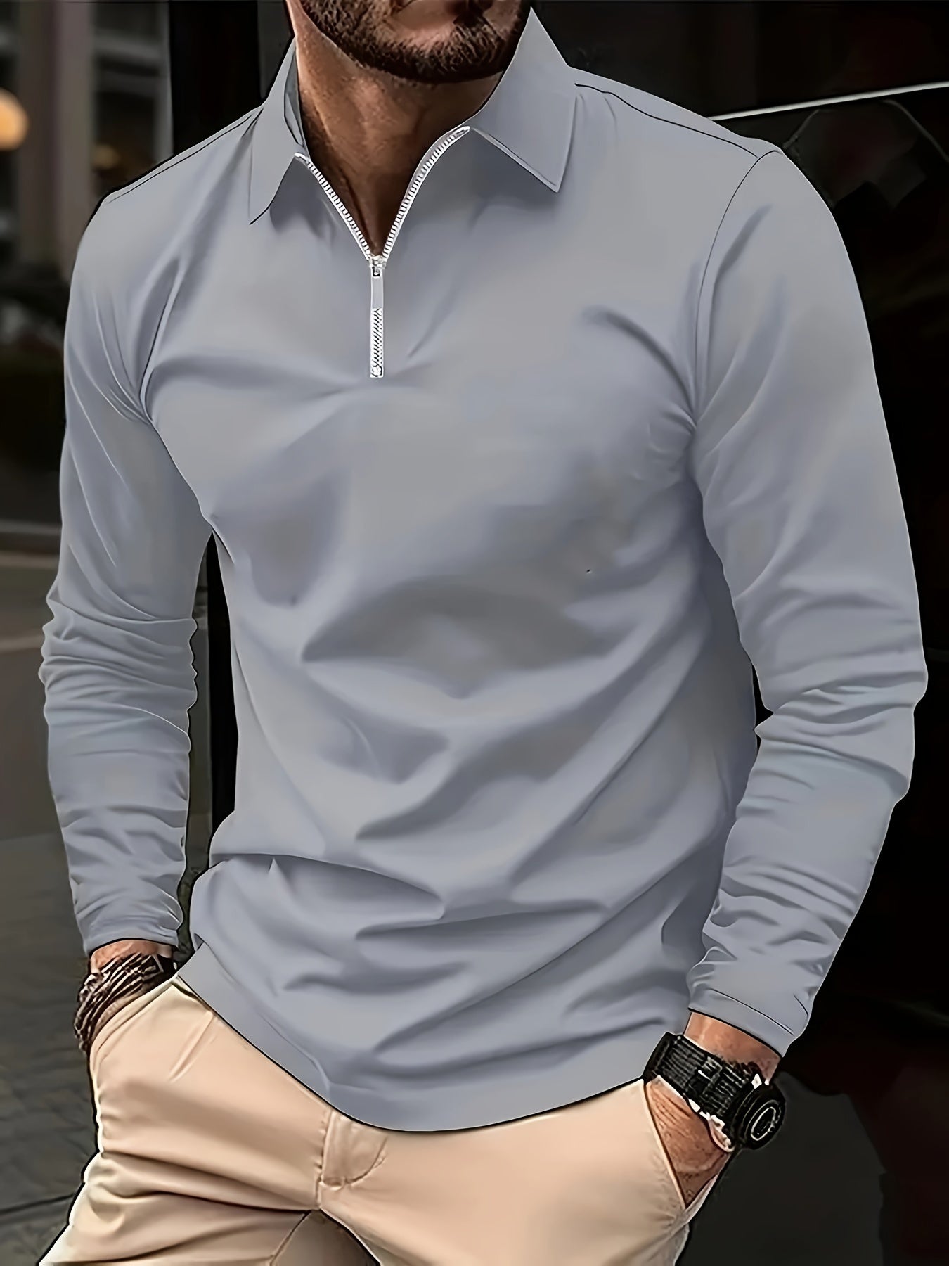 Chemise Homme Décontractée à Boutons pour Tous les Jours