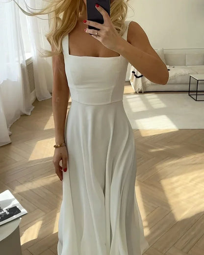 EmmaChic™ – Robe Élégante Femme en Mousseline de Soie Légère et Chic-3
