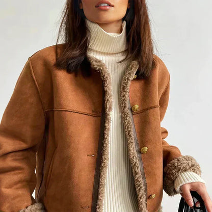 Veste Femme Hiver Mi-Longue Doublée et Chaude - PanierRoyale