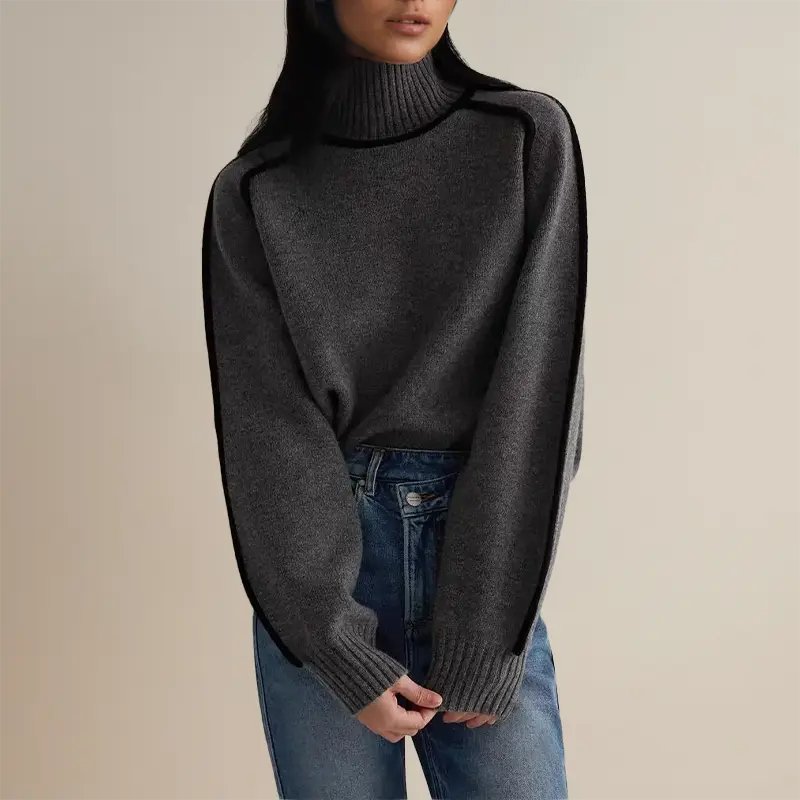 Avianna | Rollkragenpullover mit stilvollen Streifen Zendoo.de