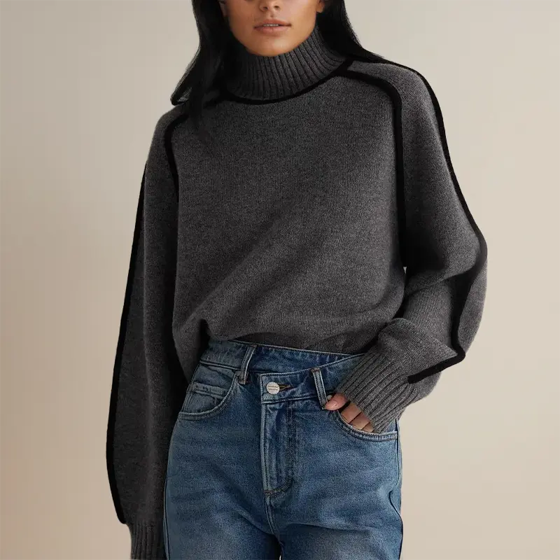 Avianna | Rollkragenpullover mit stilvollen Streifen Zendoo.de