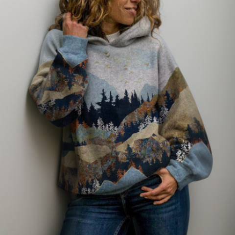 Sweat Capuche Femme Doux et Chaude pour Hiver