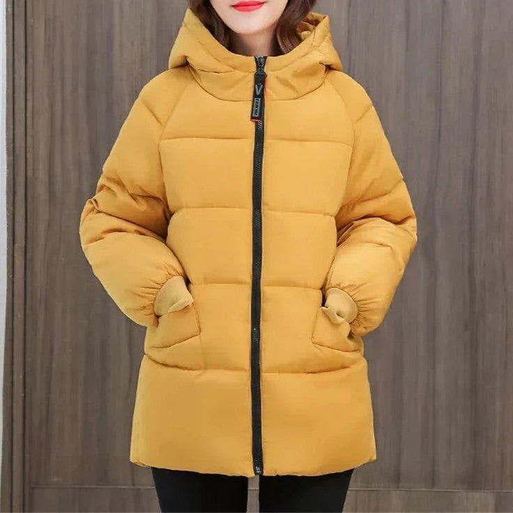 Parka Femme Hiver Longue avec Capuche et Fourrure - PanierRoyale