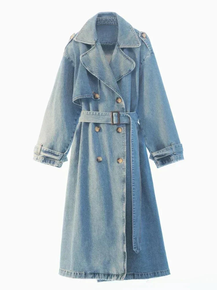 Veste Denim Femme Coupe Ample Oversize Confort Quotidien