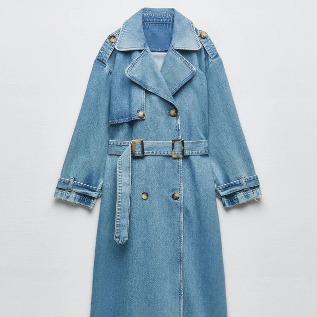 Veste Denim Femme Coupe Ample Oversize Confort Quotidien