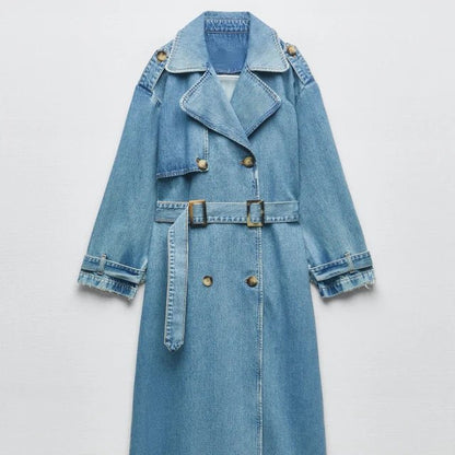 Veste Denim Femme Coupe Ample Oversize Confort Quotidien