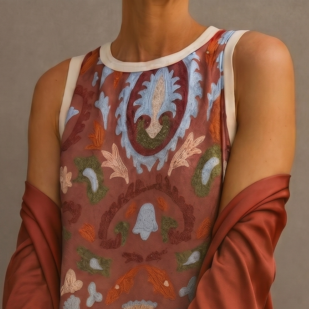 Ensemble Femme Robe Longue et Veste Assortie Coupe Droite