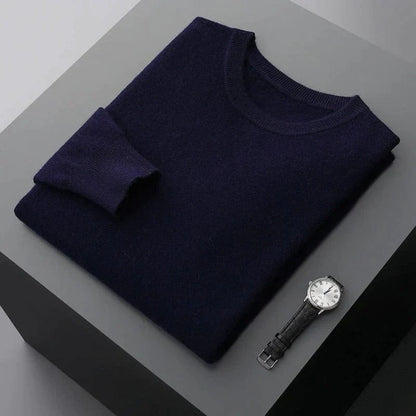 Pull Homme Classique Col Rond