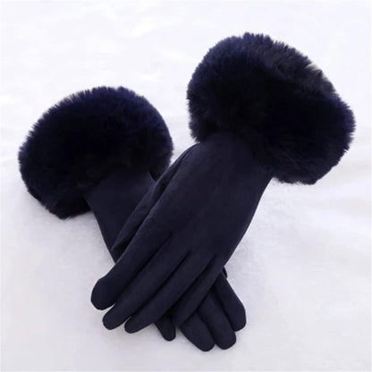 Gants Hiver Femmes Chauds et Doux Velours