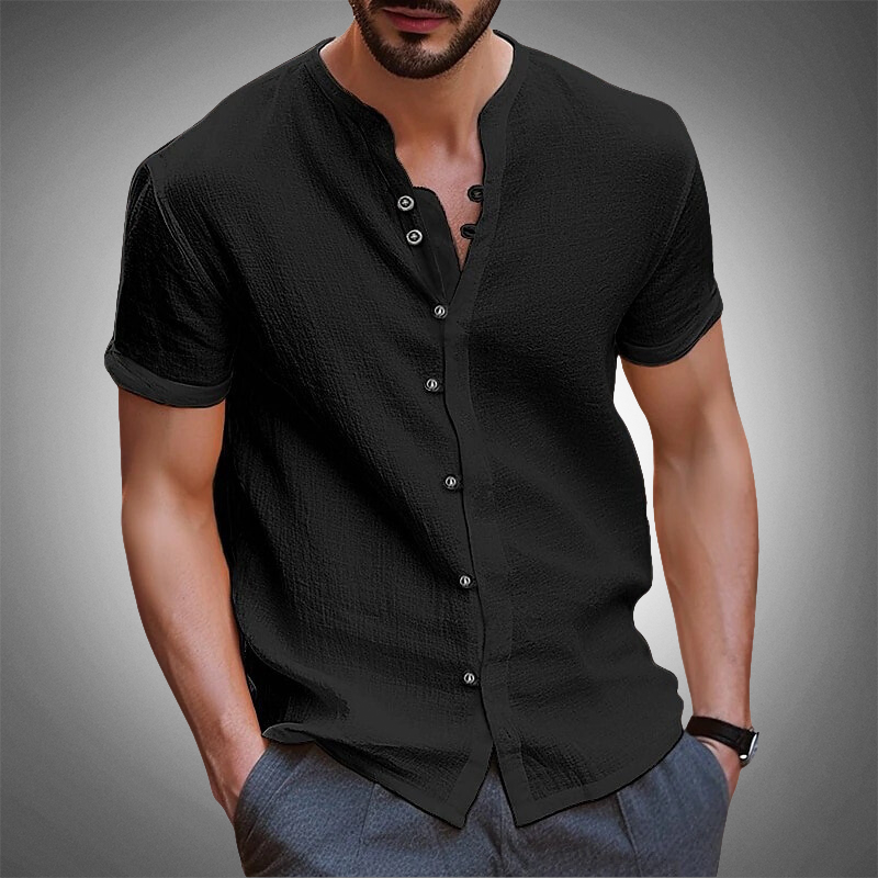 Chemise Homme Décontractée Légère et Respirante