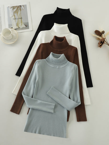 Pull Col Roulé Doux et Confortable pour Femme