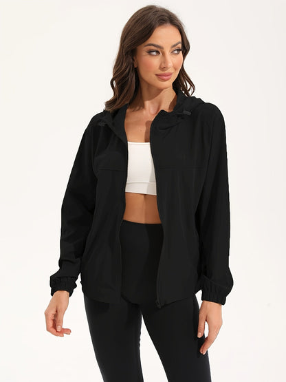 Veste de sport imperméable femme avec capuche - BerlinGlamour
