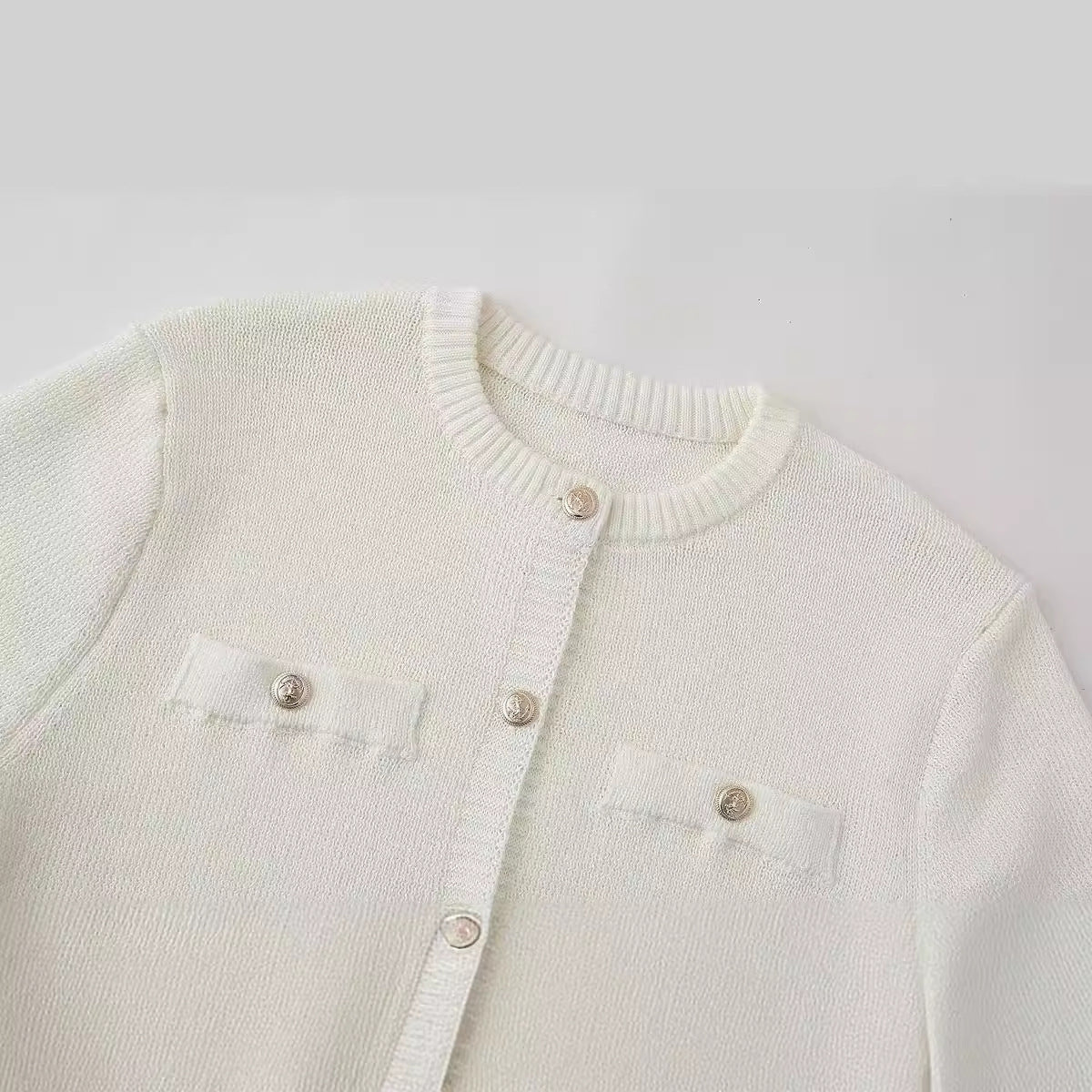 Robe Courte Femme Manches Courtes Boutons Décolleté Élégant