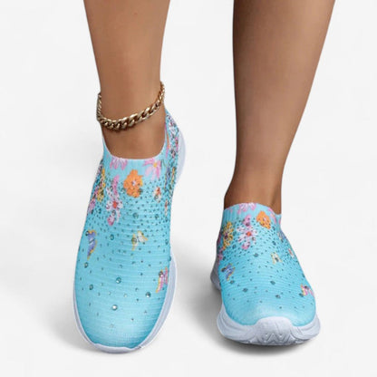 Baskets Femme Mode Printemps Floral