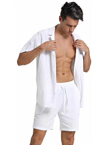 Costume Homme Lin Coton Respirant et Élégant