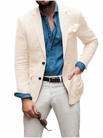 Blazer Homme Classique 2 Boutons Élégant