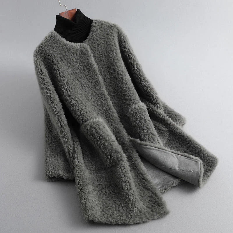 Manteau Femme Hiver Chic à Col Oversize - PanierRoyale