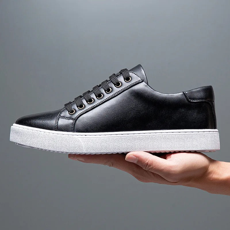 Baskets Homme Cuir Véritable Élégantes - PanierRoyale