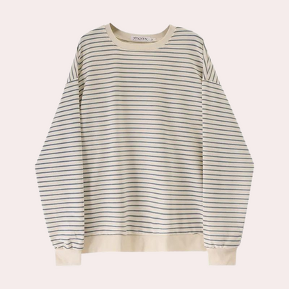 CHERYL - Sweatshirt à Rayures Elégant pour Femmes