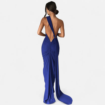 Robe femme maxi épaule dénudée tendance été